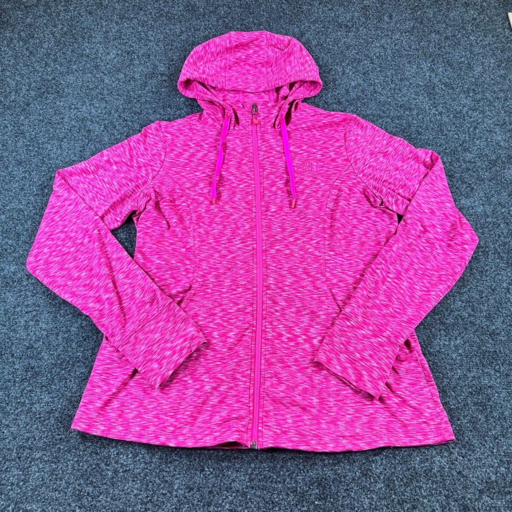 The North Face Womens Pink Hoodie Bundle Full Zip & Pullover Set Large - Picture 2 of 16